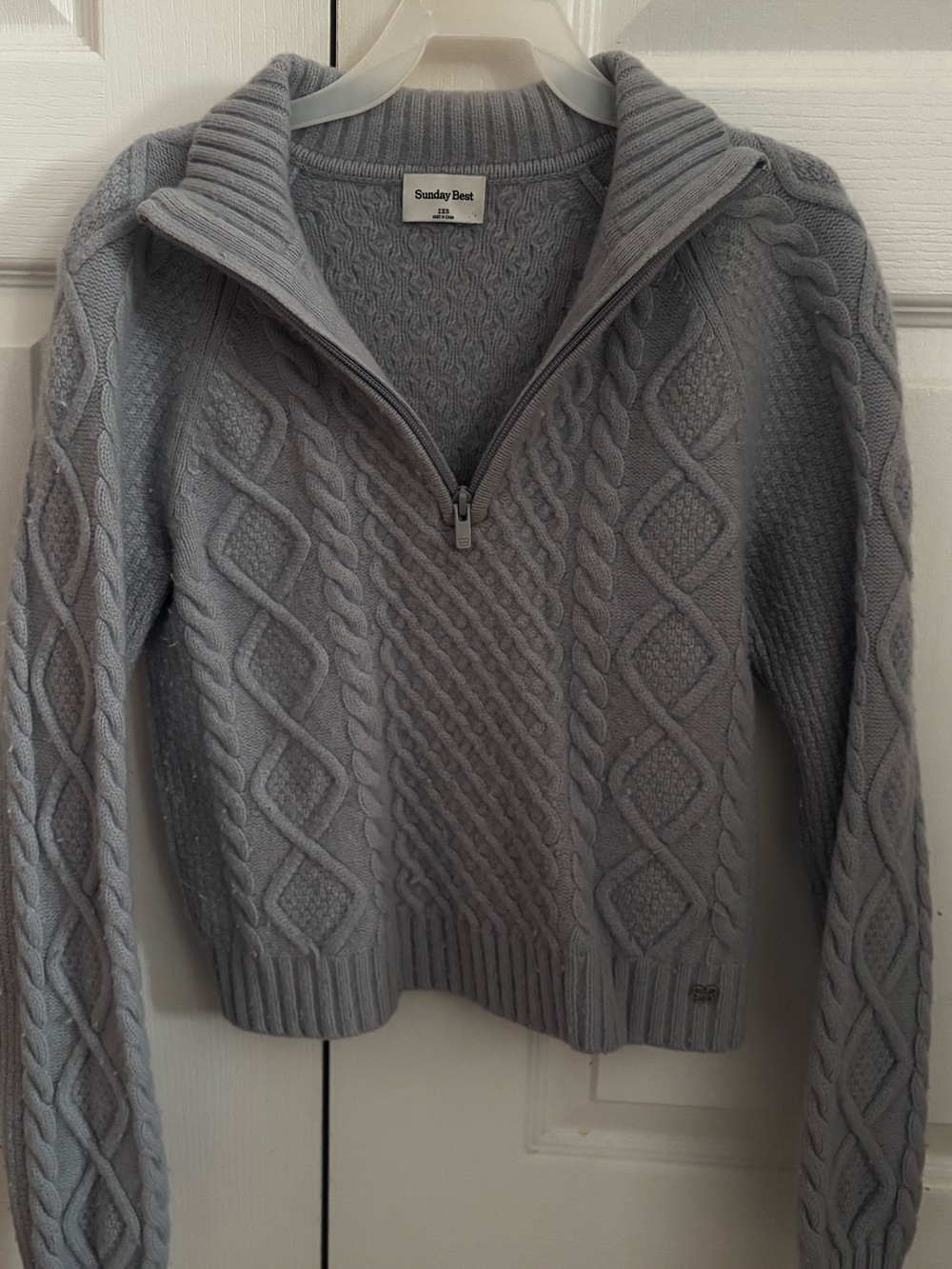 Sunday Best Grey Boreal Quarter-Zip | Women’s XXS